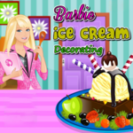 Barbie Ice Cream Decorating