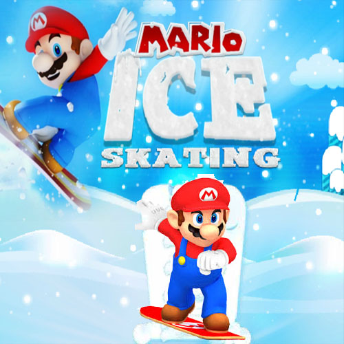 mario bros ice skating game