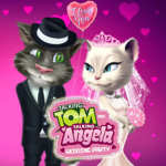 Talking Tom And Talking Angela Wedding Party