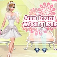 Anna Frozen Wedding Look