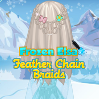 Frozen Elsa: Feather Chain Braids