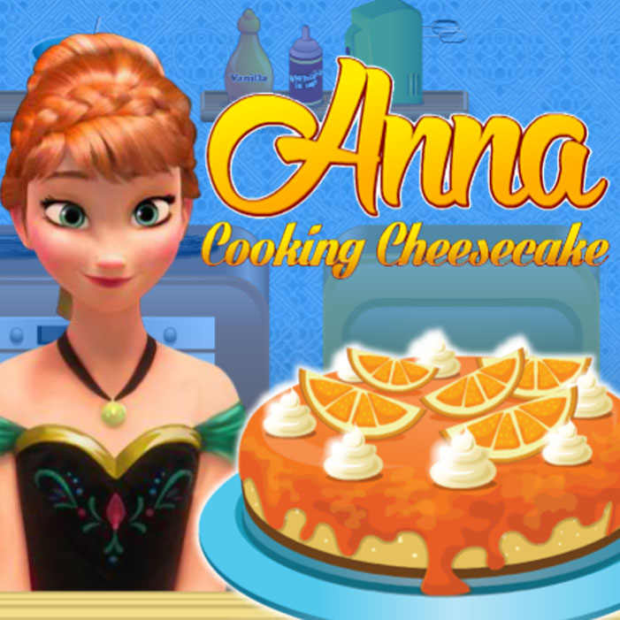 Anna cooks