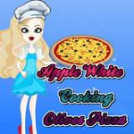 Apple White: Cooking Olives Pizza