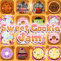 Sweet Cookie Jam,これらの甘いおやつを組み合わせて、さらに美味しいおやつを作れると思いませんか？この真新しいマッチ3ゲーム、Sweet Cookie Jamでハイスコアを獲得しましょう！これまでで最もおいしいおやつを作ってみてください！