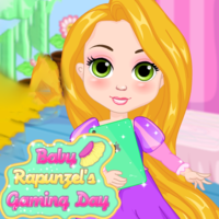 Baby Rapunzel's Gaming Day