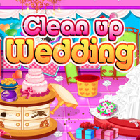 Cleaning Up Wedding