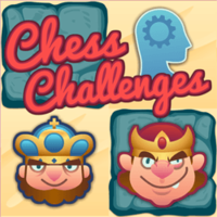Chess Challenges,Testen Sie Ihren Verstand gegen Rupert den Roten König und lösen Sie alle Herausforderungen. Schachherausforderungen fassen das Schacherlebnis als eine Reihe von Rätseln zusammen und machen es lässiger, aber dennoch ziemlich herausfordernd!