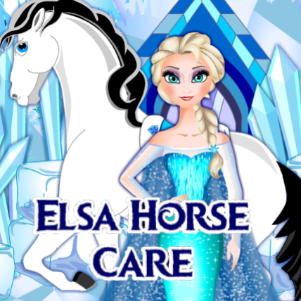 elsa horse doll