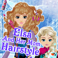 Elsa And Her Mom Hairstyle