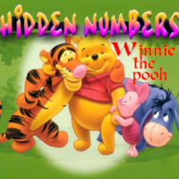 Hidden Numbers Winnie the pooh