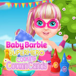 Baby Barbie Super Hero Cooking Cotton Candy