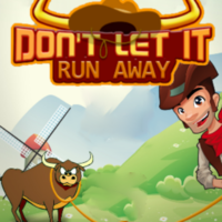 Don’t Let It Run Away,Don’t Let It Run Away is an interesting game, you can play it in your browser for free. In games, you play as a cowboy, your cows are going to run away, you need to catch them as many as possible within limited time. The more cows you catch, the more score you can get. Use the mouse to play. Have fun！