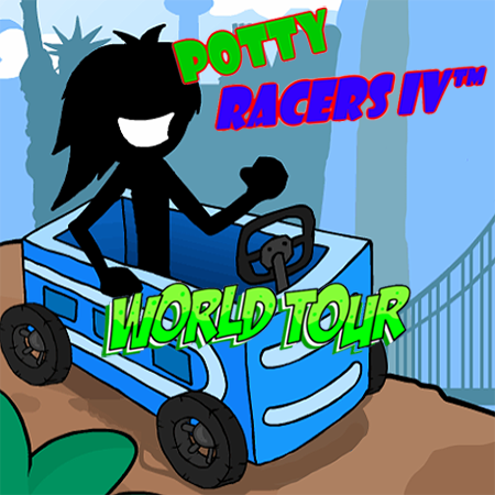 Играйте в Potty Racers 4: World Tour онлайн бесплатно на UgameZone. 