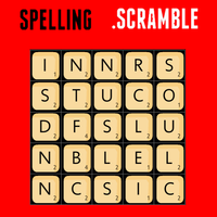 Spelling .Scramble