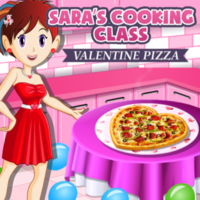 Sara's Cooking Class Valentine Pizza