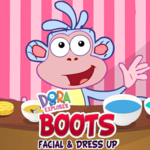 Dora The Explorer Boots Facial & Dress Up