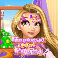 Rapunzel Face Painting