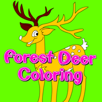 Forest Deer Coloring