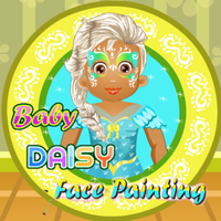 Baby Daisy Face Painting