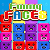 Funny Faces,Funny Facesは、UGameZone.comで無料でプレイできるカラーブロックゲームの1つです。変な顔をドロップダウンし、同じ色の顔を3つ以上接続したグループを作成して削除します。十分な顔を削除すると、次のレベルに入ることができます。