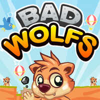 Bad Wolfs,Bad Wolfs is one of the Tower Defense Games that you can play on UGameZone.com for free. It has been a while since the wolves managed to catch their favorite pork meal. Now they have to work as a team to intercept the pigs while they are on their way back to their house. Help the wolves with a superb strategy to prevent the pigs from entering their house.