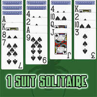 1 Suit Solitaire,1 Suit Solitaire is one of the Solitaire Games that you can play on UGameZone.com for free. This game uses the traditional spider solitaire rules but presents only 1 suit of cards (spades) instead of the usual 4 suits. 1 Suit Solitaire is fun for people of all skill levels from beginner to expert - everyone can pick up the rules and try to win this fun and challenging title! 