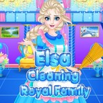 Elsa Cleaning Royal Family