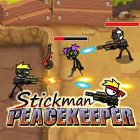 Free Online Games,Stickman Peacekeeper is one of the Defense Games that you can play on UGameZone.com for free. In the dystopian future, the world is on the brink of war. It is time when humanity needs the peacekeeper. Fight hordes of terrorists, enhance your war gears, and regain peace back on earth again! No one shall pass over your body!