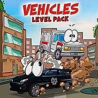Vehicles Level Pack,Vehicles Level Pack is one of the Logic Games that you can play on UGameZone.com for free. Click on the light-colored rescue vehicles to make them drive, or hit the brakes. Push all the dark enemy vehicles off the screen to win. Each vehicle has a special power. To use it, click the power button, then click on a vehicle. To get the star in each level, crash into the enemy cars and park the good cars in the correct parking spots.