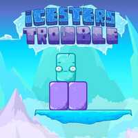 Icesters Trouble,Icesters Trouble is one of the Block Games that you can play on UGameZone.com for free. Get the blue cubes to the ground safely. Click on a cube to remove it. Help ice cubes get to safety of icy platform. Challenge your mind with fun game play in this physics puzzle game.