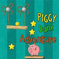 Piggy Bank Adventure,Piggy Bank Adventureは、無料でUGameZone.comでプレイできる物理ゲームの1つです。お金を節約する時が来ました！ロープを切って貯金箱にコインを持っていこう！星はあなたにボーナスポイントを与え、すべてのレベルを破って、可能な限り最高のスコアに到達しようとします！
