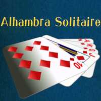 Free Online Games,Alhambra Solitaire is one of the Solitaire Games that you can play on UGameZone.com for free. This game is played with two decks of cards. First, 4 A in 4 suits and 4 K in 4 suits are dealt as the start of 8 foundation piles. The aim of the game is to put all the cards to the foundation piles. The foundation piles are built with cards of the same suit, where the piles starting with A are built up and the piles starting with K are built down. Below the foundation piles, 8 tableau piles are dealt, each pile has 4 cards. The remaining cards form the stock pile. Each time you flip a card from the stock pile to the waste pile, and you can move the waste card to the foundations if possible. For the tableau piles, no new cards can be stacked on them, you can move a tableau card to the foundation piles or to the waste pile, if the waste card is of the same suit and is one point higher or lower than the tableau card (K wraps to A). When the stock cards are used up, the waste cards can be turned to become the stock cards again, and you can do this twice in the game. The trick of this game is to plan strategically which tableau cards to stack to the waste pile. The more cards you can put to the foundation piles, the higher your score.
