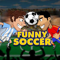 Funny Soccer,Funny Soccer is one of the Football Games that you can play on UGameZone.com for free. 
Your character's body is quite small and what you can do is head and kick the ball. You can choose from 8 different teams. With engaging music in the background, you will do a 1 on 1 match with an opponent. Can you score goals with all the limitations you have?