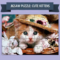 Jigsaw Puzzle Cute Kittens,Jigsaw Puzzle Cute Kittens is one of the Jigsaw Games that you can play on UGameZone.com for free. Jigsaw puzzle game with 4 beautiful kitten images to pick from. You can also choose the number of pieces. Your progress is saved so you can compare your best times and beat your records!