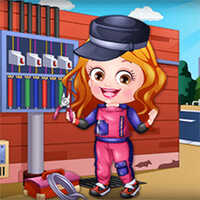 Baby Hazel Electrician Dress Up,You can play Baby Hazel Electrician Dress Up on UGameZone.com for free. 
It's time to give Baby Hazel a stylish electrician makeover. She has to repair and maintain electric devices at her work place. Baby Hazel needs your help to get ready for this exciting new job. Choose from trendy collection of shirts, top and tees, pants, skirts, shoes, socks, caps, hair accessories, and hairstyle to give Baby Hazel a perfect electrician makeover. Enjoy and have fun!