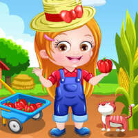 Baby Hazel Farmer Dress Up,You can play Baby Hazel Farmer Dress Up on UGameZone.com for free. 
Baby Hazel is visiting her uncle's farm to collect fresh veggies for the supper. Little princess needs your help to get ready in nice-looking outfit and accessories. Dress her up with fabulous fashion in this fun dress up game. Mix and match the skirts, tops, pants, boots, hats, and hairstyles to give Hazel a perfect farmer makeover. Be quick, she has to leave for the farm on time. Enjoy and have fun! 