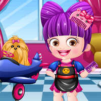 Baby Hazel Hairstylist Dress Up,You can play Baby Hazel Hairstylist Dress Up on UGameZone.com for free. 
Baby Hazel has to run and manage a salon. It's her first day at the salon and she wants to look perfect and beautiful at her work. Take your pick from dozens of trendy and colorful skirts, tops, pants, knee pants, hairstyles, and shoes to give Hazel an awesome hairdresser makeover. Our little fashionista should look the most pretty hairdresser ever!