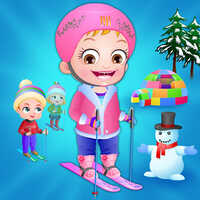 Baby Hazel Winter Fun,You can play Baby Hazel Winter Fun on UGameZone.com for free. 
Baby Hazel and her friends. Make an igloo in the snow and enjoy watching them skiing and fishing. Finally, make Baby Hazel a perfect host for her friends by organizing a winter game and treating them with winter special food. Enjoy and have fun! 