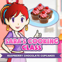 Free Online Games,Sara's Cooking Class: Raspberry Chocolate Cupcakes is one of the Cooking Games that you can play on UGameZone.com for free. You are going to the cooking class where the mentor is Sara. Sara is a very good chef and the best thing about her is that she makes complicated recipes seem so easy. You will have to follow her instructions and use the ingredients in the correct way to carry out the cooking task to Make Raspberry Chocolate Cupcakes. Sara's baking up a batch of these wonderful cupcakes. She'll teach you how to make them too.