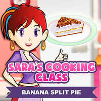Sara's Cooking Class: Banana Split Pie,サラの料理教室：バナナスプリットパイは、UGameZone.comで無料でプレイできる料理ゲームの1つです。あなたはメンターがサラである料理教室に行きます。サラは非常に優れたシェフであり、彼女の最も良いところは、複雑なレシピをとても簡単に見せることです。バナナスプリットパイを作るには、彼女の指示に従い、食材を正しい方法で使用して調理タスクを実行する必要があります。サラは今日何か甘いものを作りたがっています。彼女がこの素晴らしいデザートを焼く間、彼女は台所で彼女に加わってください。