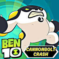 Ben 10 Cannonbolt Crash,Ben 10 Cannonbolt Crash es uno de los juegos de física que puedes jugar gratis en UGameZone.com. Rueda hacia adelante aplastando todo como si fueras una bala de cañón. Solo hazlo y consigue tres estrellas.